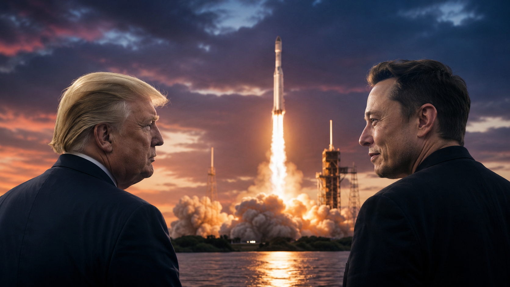 หุ้น SpaceX ของทรัมป์ กับภาพจรวดปล่อยตัว