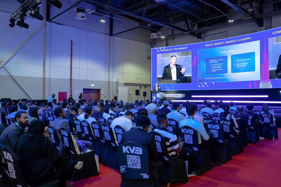 Forex Expo Dubai 2026 KVB Conference Chair Cover
